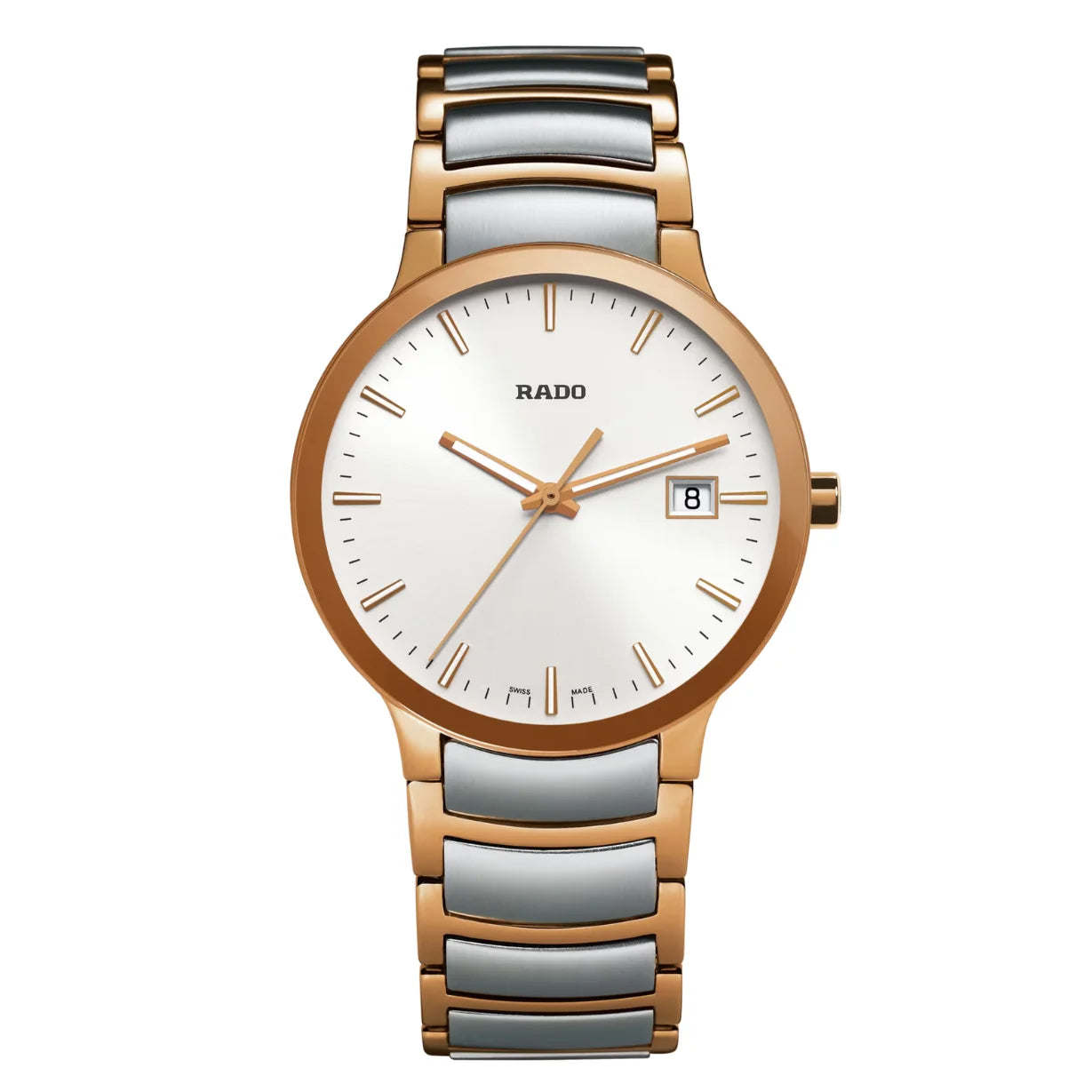 smartwatches for health and wellness tracking -Rado Centrix White Dial Unisex 38mm