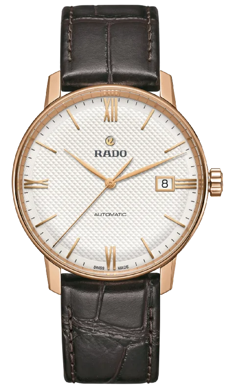 waterproof sports watches with high resistance -Rado Coupole Automatic White Dial Unisex 37.7MM