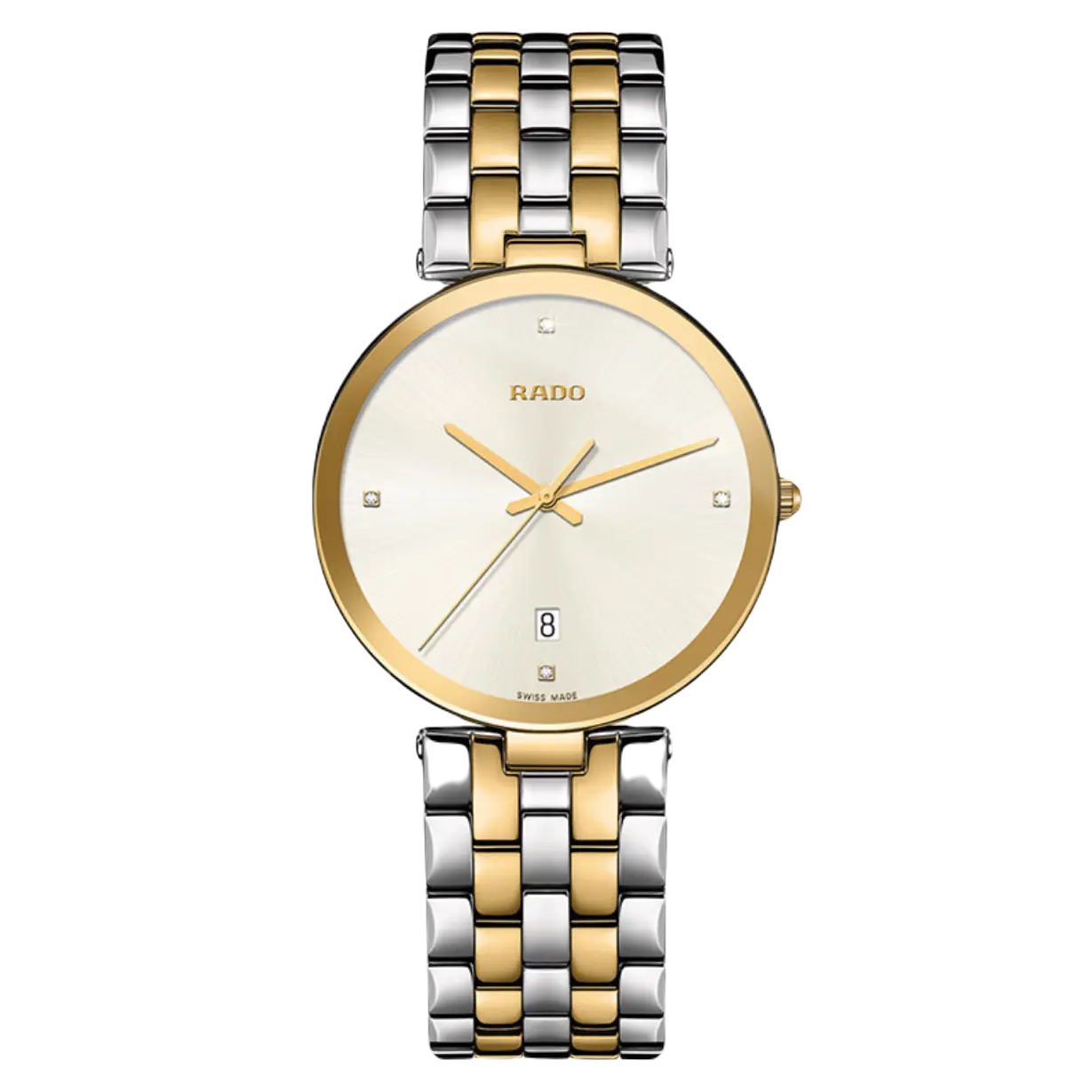 best digital watches with advanced features for men -Rado Florence White Dial Unisex 38mm