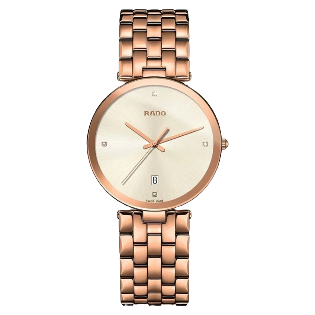 high-tech smartwatches for women -Rado Florence White Dial Unisex 38mm