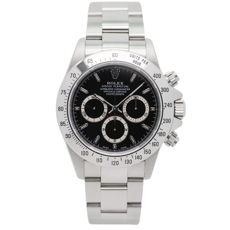 military watches with waterproof features -Rolex Daytona Stahl 16520 - 2000