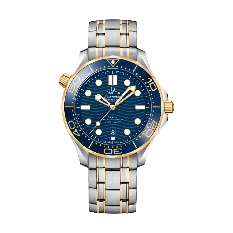 high-performance diving watches for professionals -Seamaster Diver 300M Co-Axial Master Chronometer 42 mm - Blue