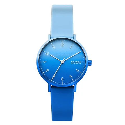 digital watches with multiple time zones -SKAGEN Aaren Watch for Women ‌SKW2900