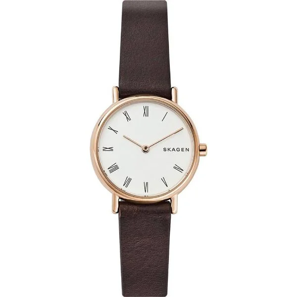 leather strap watches with modern appeal -Signatur Analog Women