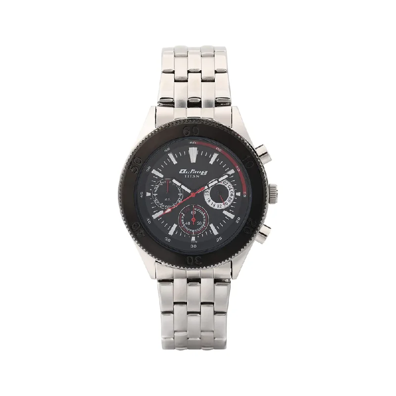 smartwatches with activity and sleep tracking -Titan NJ9324KM01MA Octane Analog Watch For Men