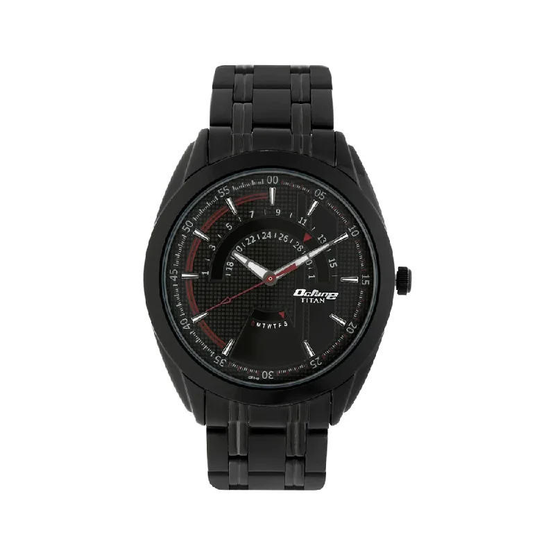 smartwatches with customizable watch faces -Titan NK1582NM01B Octane Analog Watch For Men