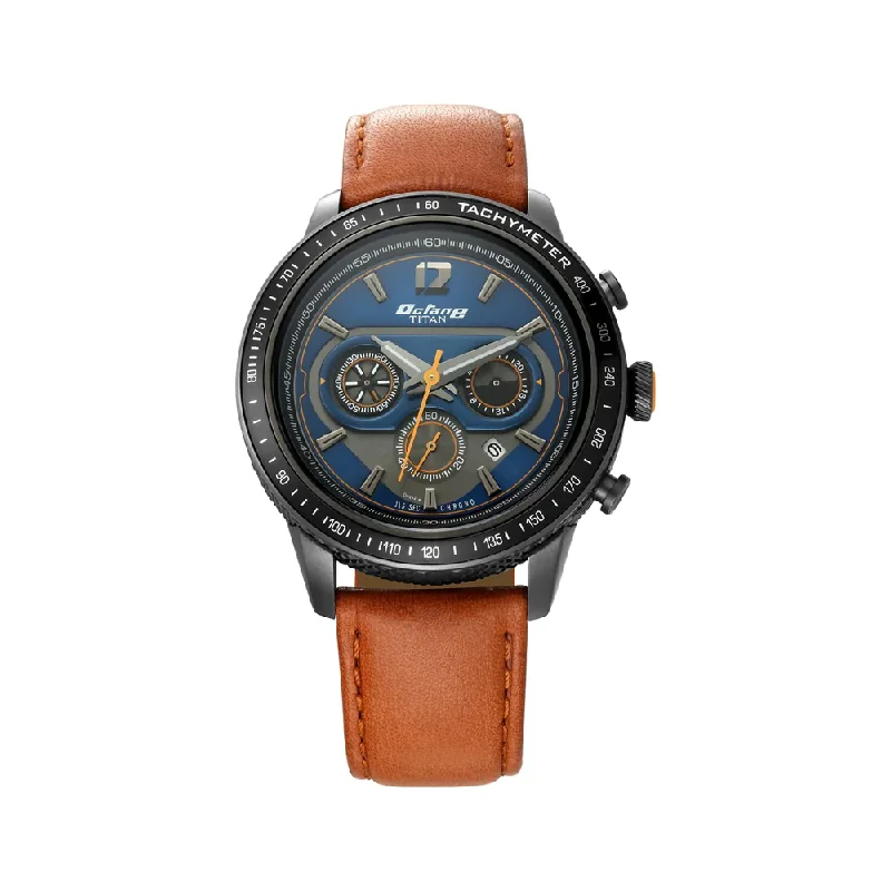 affordable luxury watches for everyday wear -Titan Octane Signature Analog Blue Dial Men's Watch-NL1762KL01